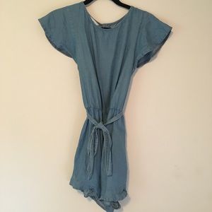 Chambray romper